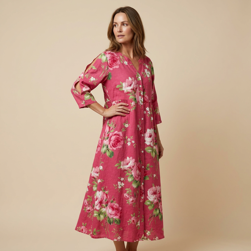 Nira | Art Floral Dress