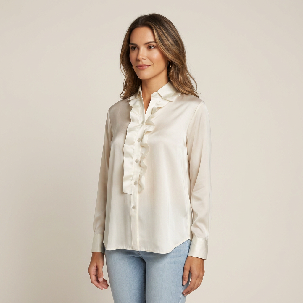 Emma | Simple Ruffled Blouse