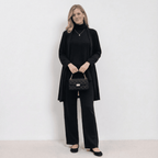 Cardigan Knit Top & Trousers Set