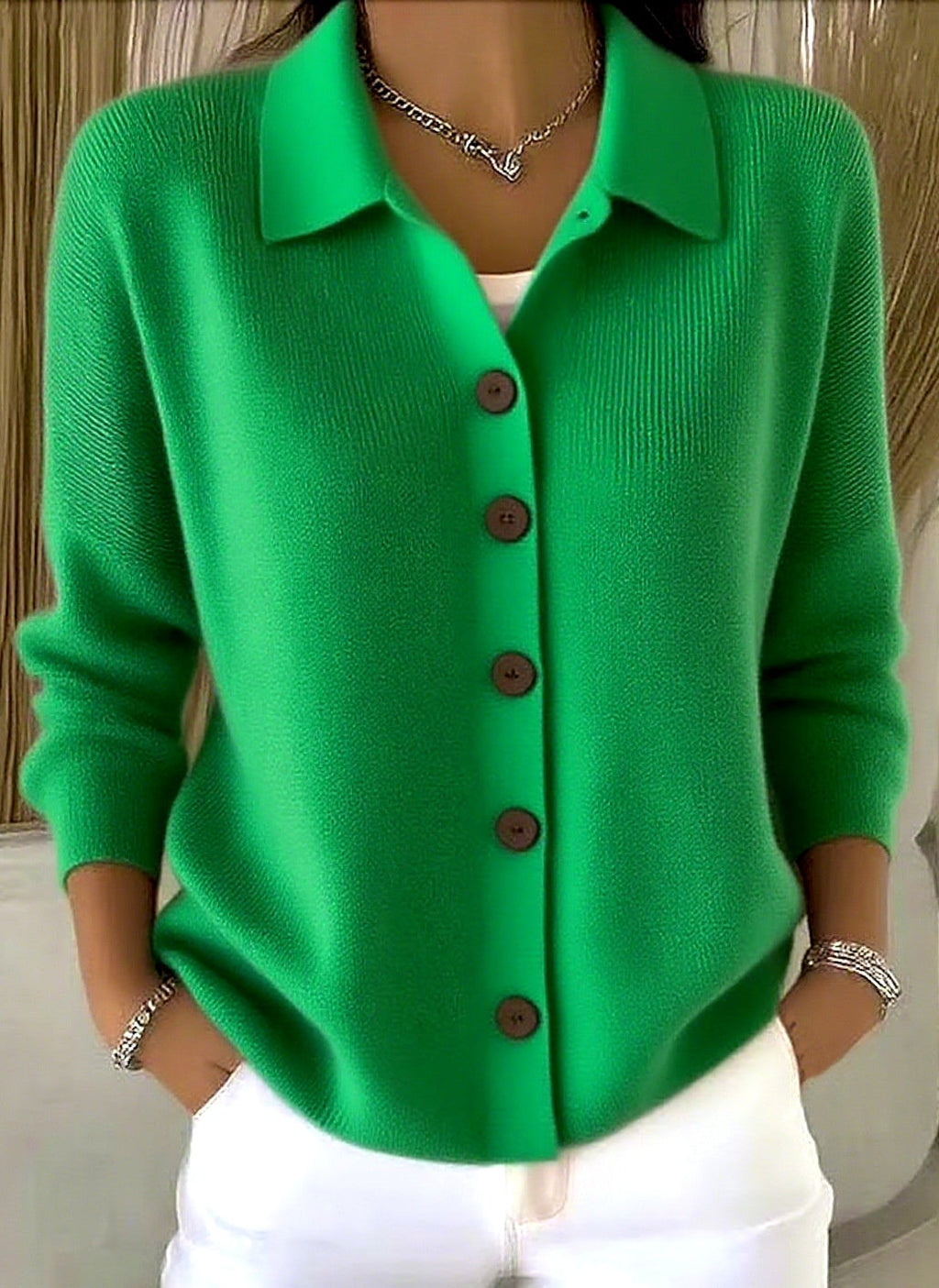Omfi | Button-Up Knit