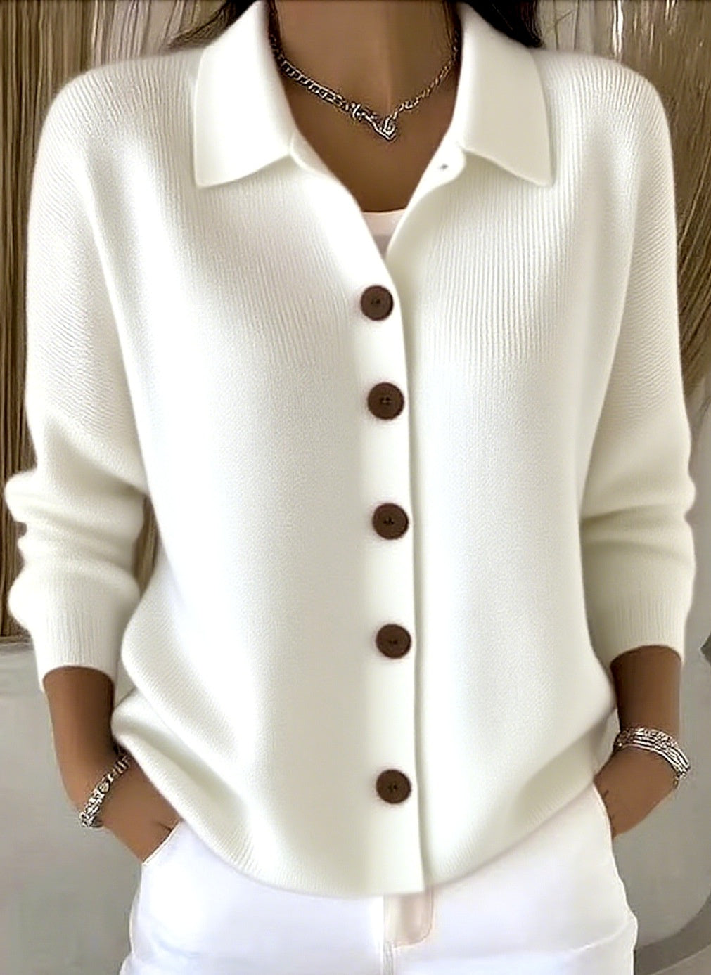 Button-Up Knit