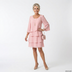 Catherine | Elegant Comfort Ruffle Dress