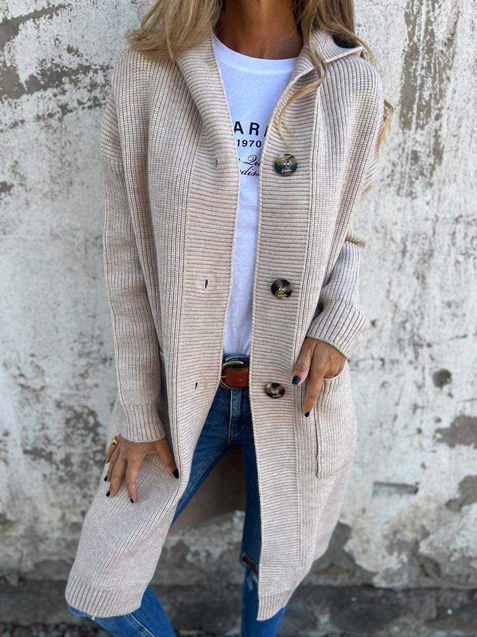 Longline Knitted Jacket