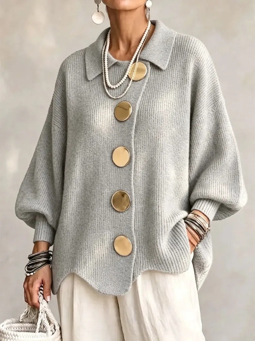 Scalloped Hem Cardigan