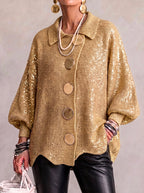 Scalloped Hem Cardigan