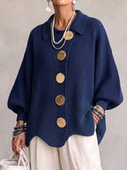 Scalloped Hem Cardigan